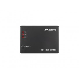 Адаптер Lanberg Video Switch 3x HDMI + Micro USB port + Remote Controller - SWV-HDMI-0003