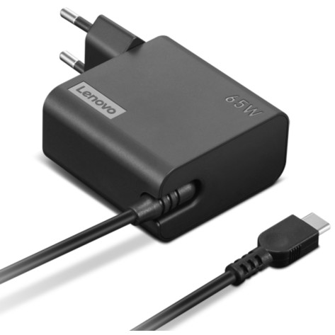 Адаптер Lenovo 65W USB-C Wall Adapter-EU Pin - 4X21L54610