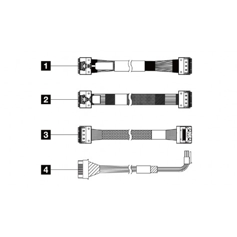 Аксесоар Lenovo ThinkSystem SR650 V3 2.5" Chassis Front BP3 SAS - 4X97A82937