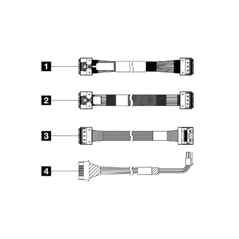 Аксесоар Lenovo ThinkSystem SR650 V3 2.5" Chassis Front BP3 SAS - 4X97A82937