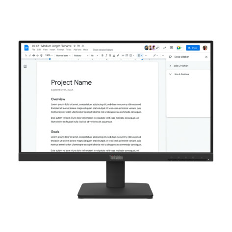 Монитор Lenovo ThinkVision S22-4e 21.5" IPS - 64CBKAT6EU