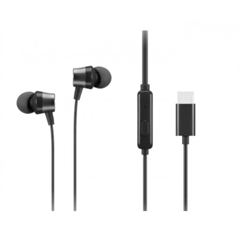 Слушалки Lenovo USB-C Wired In-Ear Headphones - 4XD1J77351