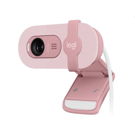 Уебкамера Logitech Brio 100 Full HD Webcam - ROSE - USB - N - 960-001623