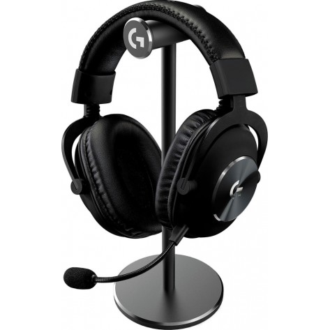 Слушалки Logitech G PRO X Gaming Headset with stand - BLACK - EMEA-914 - 991-000358
