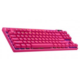 Клавиатура Logitech G PRO X TKL LIGHTSPEED Gaming Keyboard - MAGENTA - US INT'L - 2.4GHZ - 920-012159