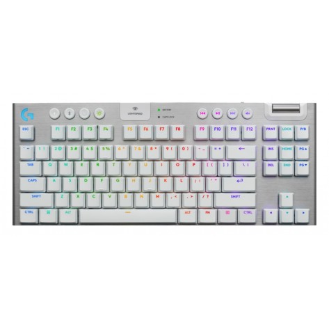 Клавиатура Logitech G915 X LIGHTSPEED TKL Low-Profile Wireless Gaming Keyboard - WHITE - US INT`L - EMEA28i-935 - 920-012737