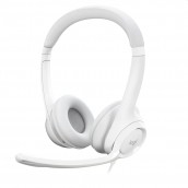 Слушалки Logitech H390 USB Computer Headset - OFF-WHITE - USB - N - 981-001286