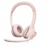 Слушалки Logitech H390 USB Computer Headset - ROSE - USB - N - 981-001281