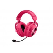 Слушалки Logitech Headset - PRO X 2 LIGHTSPEED Wireless Gaming Headset - MAGENTA - 2.4GHZ - N - 981-001275