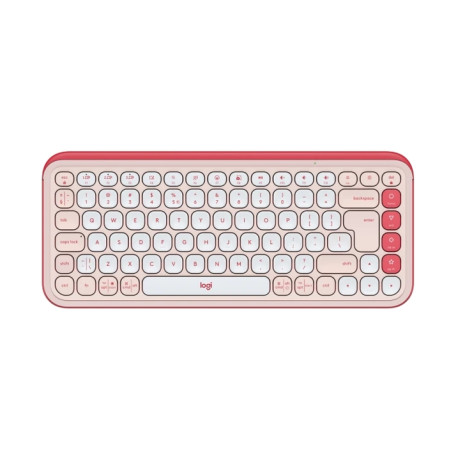 Клавиатура Logitech Pop Icon Keys - Rose - US INT'L - BT - N - 920-013073