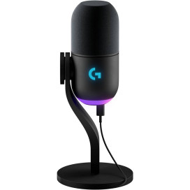 Микрофон Logitech Yeti GX Dynamic RGB Gaming Mic with LIGHTSYNC - BLACK - USB - N - 988-000569