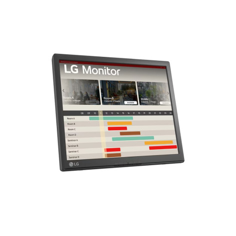 Монитор LG 17BR30T-B, 17" 5:4 TFT TN LCD Touch Screen Anti-Glare, SXGA (1280x1024), 5 ms, 1000:1 (Native), 200cd, D-SUB, USB Upstream Port, Tilt, черен