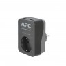 Филтър APC Essential SurgeArrest 1 Outlet 2 USB Ports Black 230V Germany - PME1WU2B-GR