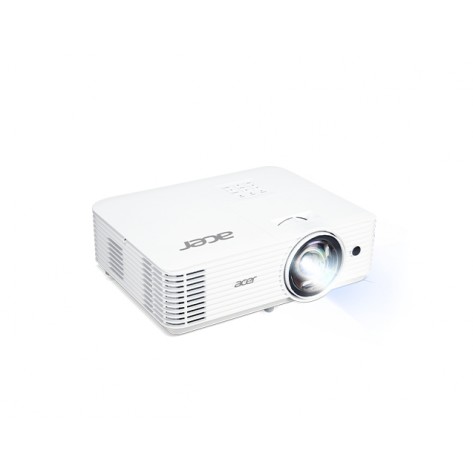 Мултимедиен проектор Acer Projector H6518STi, DLP, Short Throw, 1080p (1920x1080), 3,500 ANSI Lumens, 10000:1, 3D ready, 2xHDMI, VGA in, Audio in/out, DC Out (5V/1A,USB Type A), RS232, Speaker 3W, White - MR.JSF11.001