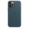 Калъф Apple iPhone 12/12 Pro Leather Case with MagSafe - Baltic Blue (Seasonal Fall 2020) - MHKE3ZM/A
