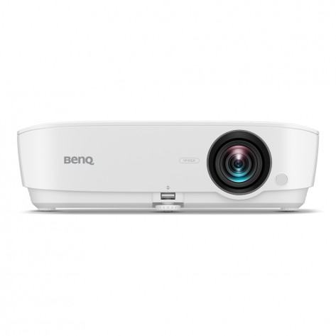 Мултимедиен проектор BenQ MW536, DLP, WXGA (1280x800), 20 000:1, 4000 ANSI Lumens, Zoom 1.2x, Glass Lenses, Auto Vertical Keystone, Infographic Mode, Speaker 2W, 2xVGA, 2xHDMI, S-Video, RCA, VGA out,  Audio In/Out, RS232, USB A 1.5A, 2.6 kg, White - 9H.JN877.33E