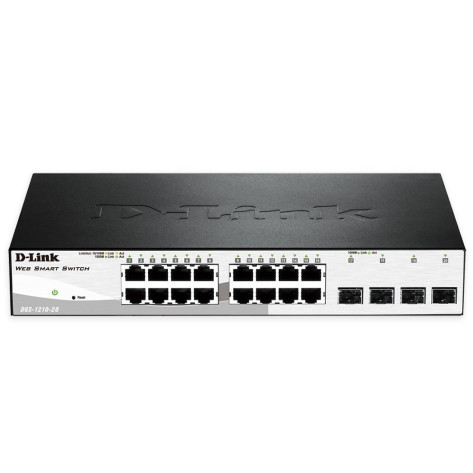 Комутатор D-Link 16 10 - DGS-1210-20