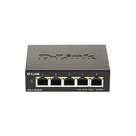 Комутатор D-Link 5-Port Gigabit Smart Managed Switch - DGS-1100-05V2