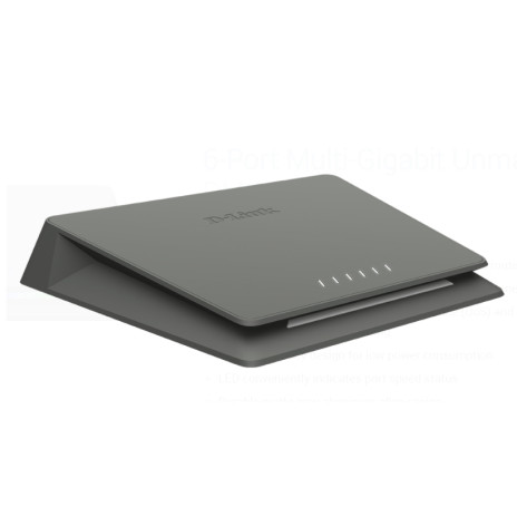 Комутатор D-Link 6-port Multi-Gigabit Unmanaged Switch - DMS-106XT