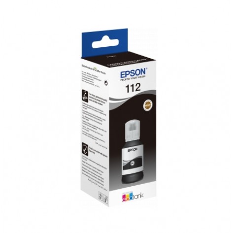 Мастилница Epson 112 EcoTank Pigment Black ink bottle - C13T06C14A