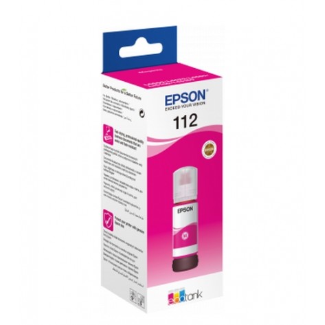 Мастилница Epson 112 EcoTank Pigment Magenta ink bottle - C13T06C34A