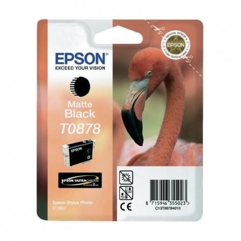 Мастилница Epson T0878 Matte Black Ink Cartridge - Retail Pack  - C13T08784010