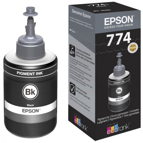 Мастилница Epson T7741 Pigment Black ink bottle 140ml - C13T77414A