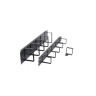 Аксесоар Formrack 19" 1U Cable Management Panel with metal brackets - F0565O1U