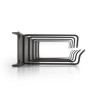 Аксесоар Formrack 19" 1U Cable Management Panel with metal brackets 73mm  - RAB-VP-X21-A2