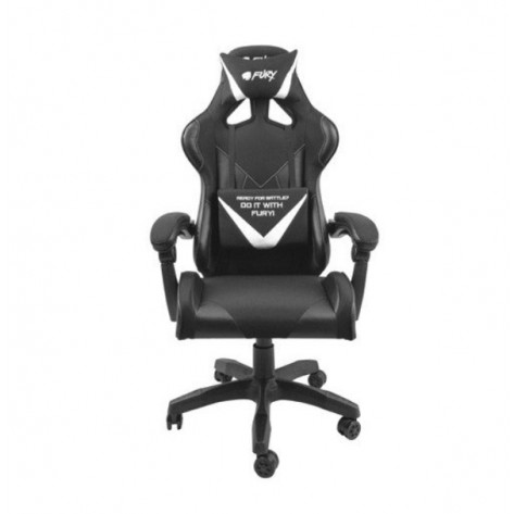 Стол Fury Gaming Chair Avenger L Black-White - NFF-1711