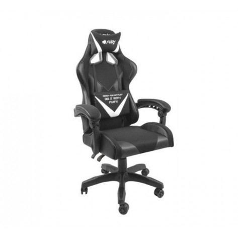 Стол Fury Gaming Chair Avenger L Black-White - NFF-1711