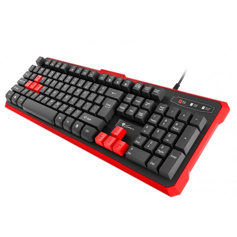 Клавиатура Genesis Gaming Keyboard Rhod 110 Red Us Layout - NKG-0939