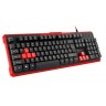 Клавиатура Genesis Gaming Keyboard Rhod 110 Red Us Layout - NKG-0939