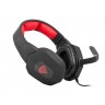 Слушалки Genesis Headphones Argon 400 With Microphone Black-Red  - NSG-0687