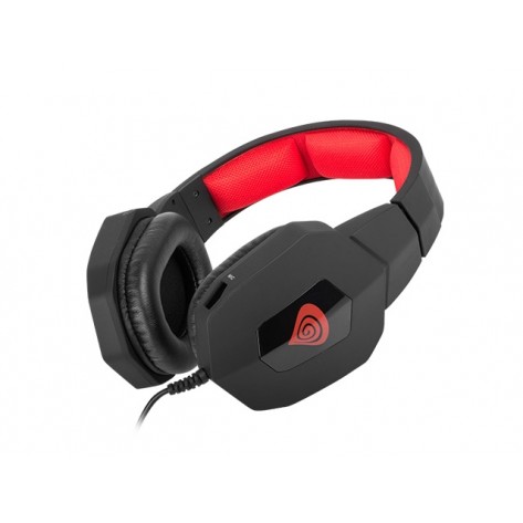 Слушалки Genesis Headphones Argon 400 With Microphone Black-Red  - NSG-0687