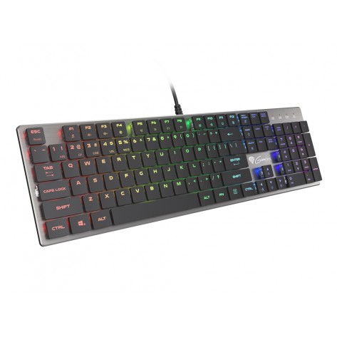 Клавиатура Genesis Mechanical Gaming Keyboard Thor 420 RGB Backlight Content Slim Blue Switch US Layout - NKG-1587