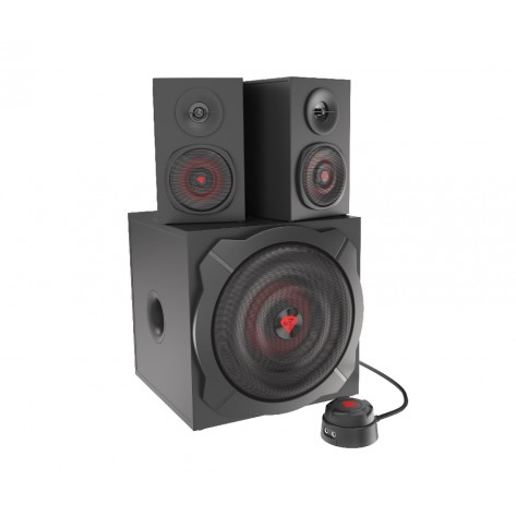 Аудио система Genesis Speakers Helium 610BT 60W Rms 2.1 Black Wired Remote Control - NCS-1408