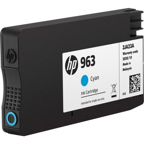 Мастилница HP 963 Cyan Original Ink Cartridge - 3JA23AE