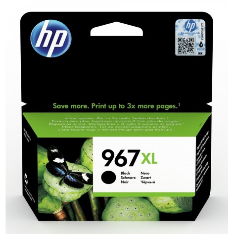 Мастилница HP 967XL Extra High Yield Black Original Ink Cartridge - 3JA31AE