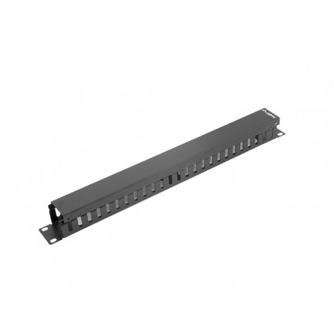 Аксесоар Lanberg 19" cable management panel type A 1U - AK-1201-B
