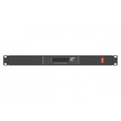 Аксесоар Lanberg 19" fan unit / ventilation panel with lcd 2 fans