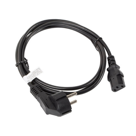 Кабел Lanberg CEE 7 - CA-C13C-10CC-0018-BK