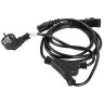 Кабел Lanberg CEE 7 - CA-C13C-13CC-0018-BK