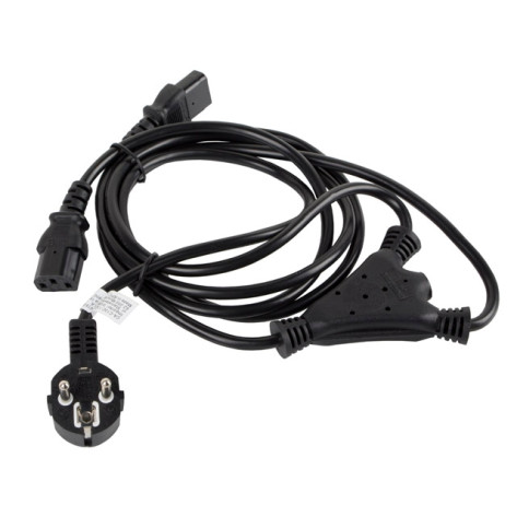 Кабел Lanberg CEE 7 - CA-C13C-13CC-0018-BK