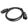 Кабел Lanberg EXTESION CABLE IEC 320 C19  - CA-C19E-10CC-0018-BK