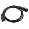 Кабел Lanberg EXTESION CABLE IEC 320 C19  - CA-C19E-10CC-0018-BK