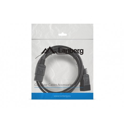 Кабел Lanberg EXTESION CABLE IEC 320 C19  - CA-C19E-10CC-0018-BK