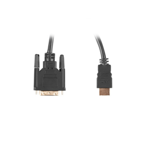 Кабел Lanberg HDMI  - CA-HDDV-20CU-0030-BK