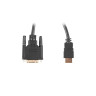 Кабел Lanberg HDMI  - CA-HDDV-20CU-0030-BK