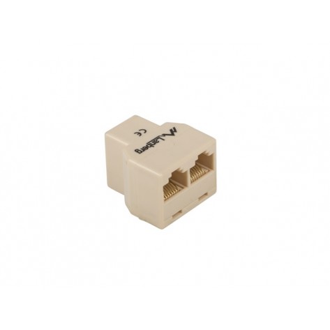 Конектор Lanberg RJ-45 inline coupler RJ-45->2XRJ-45 - AD-RJ45-2RJ45-OU